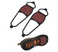 VBESTLIFE 1 par de Cubiertas para Zapatos de Nieve de Arenas Gruesa, Tacos Antideslizantes de Tracción para Hielo para Caminar en Invierno, Correr, Pescar en Hielo, Palear Nieve