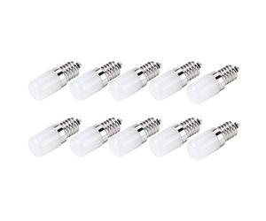 VBESTLIFE 10 Uds 1,5 W Bombilla de Luz LED Tipo Vela Casquillo de Rosca Piezas de Repuesto de Lámpara AC 230V E14