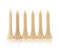 VBESTLIFE 100 unids/Juego de Golf Tees, de Madera Ecológica Camisetas de Golf Reutilizables Camisetas de Golf Accesorios de Golf, #-01, 4.2CM, #-01, 4.2CM