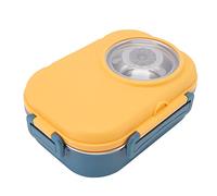 VBESTLIFE , 1450 Ml de Acero Inoxidable de Doble Capa con Tazón de Sopa, Contenedores con Aislamiento Térmico para Mujeres, Hombres, Estudiantes, Oficina (YELLOW)