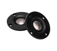 VBESTLIFE 2 Altavoces Tweeter de 2 Pulgadas, Tweeter de Cúpula de Diafragma Ti de 20W y 52mm con de Sonido para el Hogar del Coche