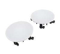 VBESTLIFE 2 Cubiertas de Altavoz de Techo Blancas de 6,89 Pulgadas, Rejilla de Altavoz Redonda Magnética, Cubierta de Woofer, Protector de Repuesto, Parrillas de Metal Redondas