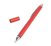 VBESTLIFE 2 en 1 Lápiz de Lápiz óptico, Tilo Capacitivo de Malla de Fibra Transparente de Alta Sensibilidad con Clip de Metal, para Calendario de Pantalla Táctil, Calendario Digital (Rojo)