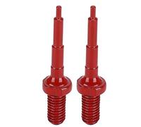VBESTLIFE 2 Piezas de Aleación Roja, Electróforo Negro, Etiqueta de Oreja de Acero Inoxidable, Pasador de Abrazadera para Uñas, Accesorios Duraderos para Marcado de Ovejas, Cerdos, Ganado (Alfiler