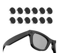 VBESTLIFE 20 Pegatinas de Bloqueo de Luz LED para Gafas de Vídeo, Cubiertas de Privacidad Reutilizables Ultracompactas para Gafas, Bloqueo de Luz de Cámara