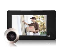 Vbestlife 3 MP Visor de Mirilla de Puerta Digital TFT 4.3" Monitor de Cámara de Seguridad HD de Ángulo Amplio de 140 °