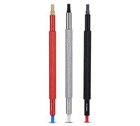 VBESTLIFE 3 uds. Prensadores de Mano para Reloj, Empujador de Mano para Reloj, Herramienta de Reparación de Correa de Reloj, Removedor de Pasador de Enlace, Herramienta de Reparación