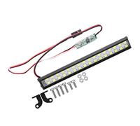 VBESTLIFE 32 Piezas de Cuentas de Lámpara RC Lámpara de Techo de Coche, RC Crawler Barra de Luz LED Universal Accesorio Longitud 100 Mm Ajuste para Hsp, RC Car (Negro)