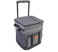 VBESTLIFE 35L Plegable Rolling Cooler, Bolsa de Enfriamiento Suave Aislada Aislada con Ruedas para la Playa, Acampar, Viajar en Patio, Al Aire Libre, Campos de Pelota