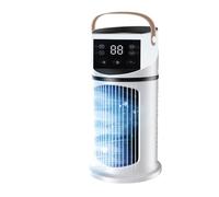 VBESTLIFE 4 en 1 Aires Acondicionados Portátiles, 500 Ml de Aire Acondicionado de Aire Humidificador con 6 Velocidades de 7 Colores, Ventilador de Enfriamiento de Escritorio para la