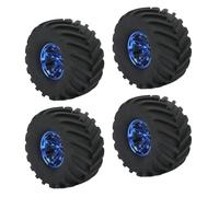 VBESTLIFE 4 Uds. Neumáticos de Camión Monstruo a Escala 1/10 Neumáticos y Ruedas de Coche RC para Coche de Control Remoto 1/10