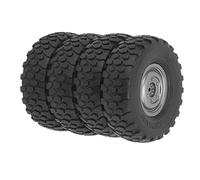 VBESTLIFE 4 Uds. Neumáticos de Escalada en Roca Hex RC de 5mm, Neumáticos de Coche Todoterreno de Goma Super Grip Compatibles con WPL B14 B24 C14 C24 C34 C44 MN D90 91 96 99 99S