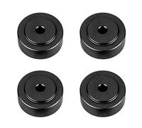 Vbestlife 4PCS 20 * 8mm Almohadillas de Amplificador de aleación de Aluminio Pies Altavoces de Amortiguador Pies de pie(Negro)