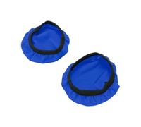 VBESTLIFE 5 Pares de Almohadillas Elásticas de Algodón para Auriculares, Protectores Lavables y Reutilizables Universales para 9-11cm, para QC15 QC25 QC35 QC45 (Blue)