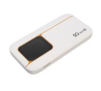 VBESTLIFE 5G Mobile Hotspot, Portable WiFi 6 Hotspot para Viajes, WiFi de Banda Doble, Enrutador con Ranura de Tarjeta SIM, Conecta hasta 16 Dispositivos para el Hogar
