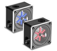 Vbestlife 6 medidor de Flujo de Impulsor para de refrigeración por Agua, Accesorios para de refrigeración por Agua Material acrílico + Pom Adecuado para PC