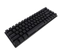 VBESTLIFE 60% de Teclado Mecánico Compacto Interruptor Azul RGB Retroiluminado | 68 Teclado Anti -Fantasma de Juegos Cableados | Diseño Ergonómico para Wins iOS Android (Black)