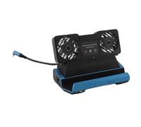 VBESTLIFE 9 en 1 Estación de Acoplamiento, RGB USB C HDMI 4K 60Hz Gigabit Ethernet Ventilador de Enfriamiento Dual, con Velocidades Ajustables para la Cubierta de Vapor, para Rog Ally,