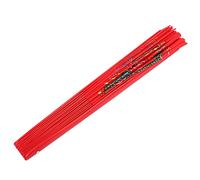 VBESTLIFE Abanico de Tai Chi Rojo, Abanico de Danza de Bambú Chino con Seda Artesanal, de Artes Marciales de Mano Derecha para Práctica de Wushu, Varillas de Bambú Ligeras, Remache de Metal Liso