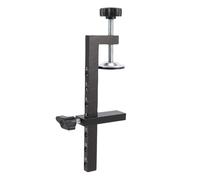 VBESTLIFE Abrazadera C para Escritorio, Soporte de Montaje en Mesa de 0-5,6 Pulgadas de Rango Extra Amplio de Acero Al Carbono de Aluminio, Almohadilla de Silicona Antideslizante, para