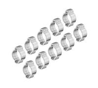 VBESTLIFE Abrazadera de Manguera Galvanizada de Dos Orejas, Clamp/Holder de Sujeción Duradero para Tubo de, Ideal para Automóviles, 10 Piezas de 5 a 23 Mm (9-11 mm)