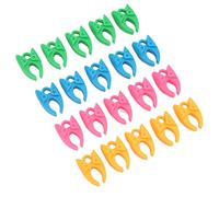 VBESTLIFE Abrazadera de Soporte de Bobina, 20 Piezas de Clip de Fijación de Carrete de Silicona de 4 Colores para Coser Bordado, Clip de Bobina Antidesprendimiento de Hilo para Máquina de Coser