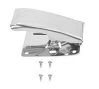 VBESTLIFE Abrazadera para Filete de Pescado de Acero Inoxidable, Clip de Cola de Pescado de Mandíbula Profunda con Tornillos de Montaje, Soporte para Resistente a la Corrosión y Antioxidante para un