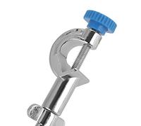 VBESTLIFE Abrazadera para Matraz Giratoria Ajustable de Tres Puntas, Soporte para Tubos de Ensayo de Laboratorio con Puntas Recubiertas, Metal Duradero para Matraces, Condensador, Vaso de Precipitados