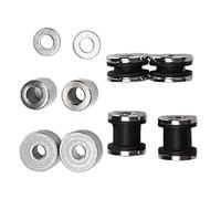 VBESTLIFE Accesorios de Acoplamiento para Barra Sissy, Kit de Barra Sissy Touring con Liberación Rápida, Accesorios Cromados para para Touring 1997-2008, Atornillado, Soporte Ajustable para