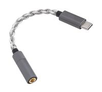 VBESTLIFE Adaptador de Audio DAC Balanceado USB Tipo C a 4,4 Mm, CX31993 USB C Macho a Conector para Auriculares HiFi Hembra de 4,4 Mm, para Teléfonos Portátiles y Dispositivos Tipo C