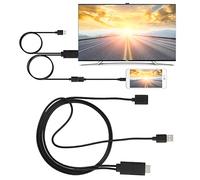 VBESTLIFE Adaptador de Cables HDMI Cable USB a HDTV, USB Hembra a HDMI Macho 1080P HDTV Mirroring Cable para iOS y Android