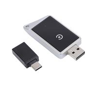 VBESTLIFE Adaptador de CarPlay Inalámbrico, Mini Convertidor de Diseño de Plug and Play, Soporte para Teléfonos iOS 6 y por Encima con Puerto USB, Transmisión Estable y sin Demora