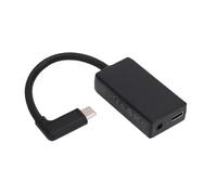 VBESTLIFE Adaptador de Micrófono Externo de 3,5 Mm con Conector de 90° Tipo C Alimentación y Datos para Cámara de Acción 13/12/11/10/9 Vlogging y Comentarios en Vivo