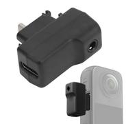 VBESTLIFE Adaptador de Micrófono para X4, Micrófonos Externos con Puerto de Sonido de 3,5 Mm y Puerto de Carga Tipo C Compatible con X4