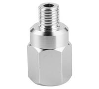 VBESTLIFE Adaptador de Sensor de Temperatura del Refrigerante, Adaptador de Rosca M12 1,5 a 3/8 18 NPT para Intercambio LS, Convertidor de Puerto de Sensor Métrico a Estándar, de Aluminio para