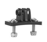 VBESTLIFE Adaptador de Soporte de Montaje Fijo para Casco de cámara de acción para Gopro 7, 6, 5, 4, para SJCAM, para XiaoYi, para Paracaidismo o Ciclismo al Aire Libre(Negro)
