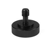 VBESTLIFE Adaptador de Tornillo, Negro 1/4 Macho a 1/4 Pulgada Hembra Adaptador de Tornillo de trípode de cámara, Accesorio práctico Soporte de trípode de cámara