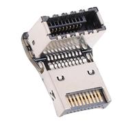 VBESTLIFE Adaptador Tipo E de Placa Base de Computadora, USB 3.1 10 Gbps 3.2 20 Gbps Tipo E Codo de 90 Grados para Transferencia de Datos de Alta Velocidad y Gestión de Cables (PH76EE-A)