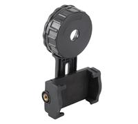 VBESTLIFE Adaptador Universal para Cámara de Teléfono Celular, Soporte para Microscopio Binocular Telescopio para Digiscoping de Teléfono Inteligente, Compatible con Ocular de 26 a 46,4 Mm, Ancho