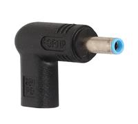 VBESTLIFE Adaptador USB C a CC, Emulador PD con ángulo de 90 Grados, Carga Eficiente, Ligero y Portátil