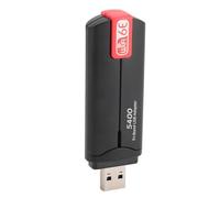 VBESTLIFE Adaptador WiFi USB de 5400Mbps, Adaptador de Red Inalámbrico WiFi 6E para PC Portátil de Escritorio, Adaptador USB3.0 de Tres Bandas 6G, para 10/11