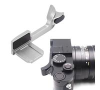 VBESTLIFE Agarra del Pulgar de la Cámara para la Cámara Q2, Agarre de la Mano Ergonómica de Aleación de Aluminio con Soporte de Zapatilla Caliente, Amortiguación de Vibración, Protección (Gray)