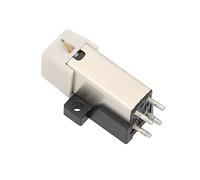 VBESTLIFE Aguja de giradiscos de Repuesto, Pieza de Repuesto de 13 mm Cartucho magnético con Aguja Aguja de Aguja de Repuesto para giradiscos de Vinilo