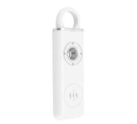 VBESTLIFE Alarma de Seguridad Personal de 130 DB para Mujeres, Llavero de Protección de Alarma Segura con Potente Luz LED, Sirena de Seguridad Autodefensa para Personas Mayores (White)