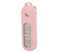 VBESTLIFE Alarma de Seguridad Personal para Mujeres, Luz LED de 3 Colores, Altavoces de 130 DB, Juego de Llaveros de Seguridad, a Prueba de Agua, para Defensa Personal de Mujeres (Pink)