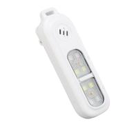 VBESTLIFE Alarma de Seguridad Personal para Mujeres, Luz LED de 3 Colores, Altavoces de 130 DB, Juego de Llaveros de Seguridad, a Prueba de Agua, para Defensa Personal de Mujeres (White)