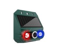 VBESTLIFE Alarma Solar con Sensor de Movimiento, Sirena de 129 DB, 4 Modos IP55, Dispositivo de Seguridad a Prueba de Agua con Luz Estroboscópica, para Patio, Granja, Jardín, Protección (1 Pieza)