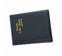 VBESTLIFE Álbum de Monedas, Carpeta de Almacenamiento de Monedas Mundial de 120 Bolsillos con Fundas Transparentes, Suministros de Recolección de para Conmemorativas Extranjeras, Carpeta de