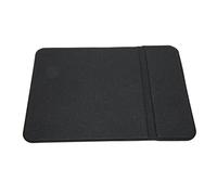 VBESTLIFE Alfombrilla de Ratón con Carga Inalámbrica Qi, Carga Rápida de 15 W, Compatible con Todos los Dispositivos de Carga Estándar Qi, Negro