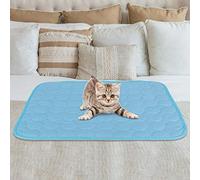 VBESTLIFE Alfombrilla para Autoenfriante, Almohadilla de Refrigeración para Mascotas con Tela de Seda de Hielo, Alfombrilla Fresca Lavable para Perros Pequeños, Medianos y Grandes, Cama Transpirable